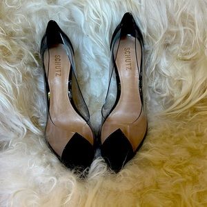 Schultz Vinil Transparent Pumps 8.5 Never Worn